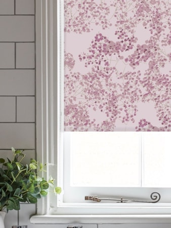 Arla Pink Roller Blind by Lorna Syson Arla Pink Roller Blind by Lorna Syson
