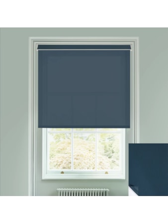 Armada Blue 3% Sunscreen Electric Roller Blind