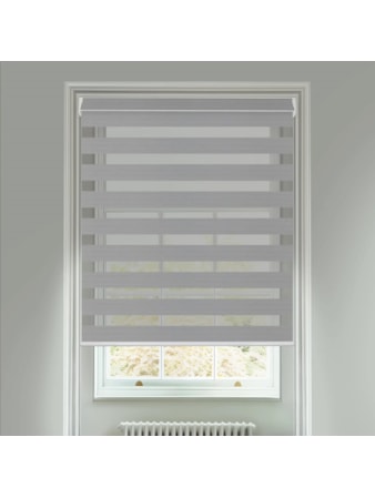 Piazza Grey Electric Vision Day and Night Blind