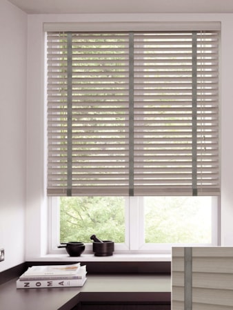 Astral 50mm Faux Wood Venetian Blind With Tapes Astral 50mm Faux Wood Venetian Blind With Tapes