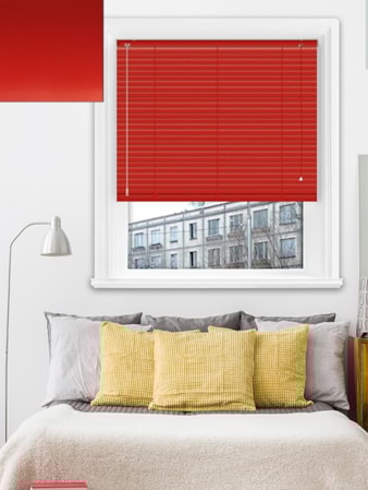 Matte Scarlet 25mm Aluminium Venetian Blind Matte Scarlet 25mm Aluminium Venetian Blind