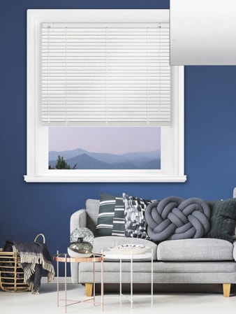 Rockstar White 25mm Aluminium Venetian Blind Rockstar White 25mm Aluminium Venetian Blind