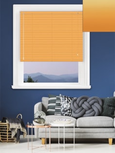 Matte Turmeric 25mm Aluminium Venetian Blind Matte Turmeric 25mm Aluminium Venetian Blind