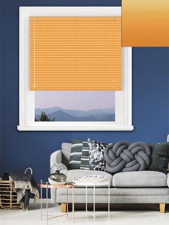 Matte Turmeric 25mm Aluminium Venetian Blind Matte Turmeric 25mm Aluminium Venetian Blind