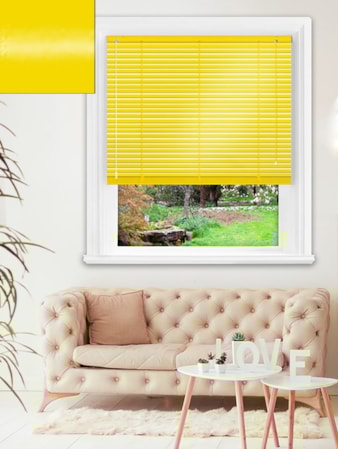 Gloss Sunshine 25mm Aluminium Venetian Blind Gloss Sunshine 25mm Aluminium Venetian Blind