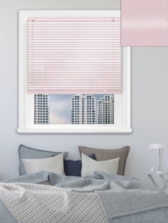 Gloss Pale Pink 25mm Aluminium Venetian Blind Gloss Pale Pink 25mm Aluminium Venetian Blind