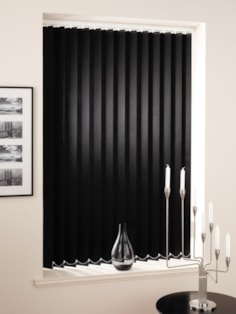 Black 89mm Daylight Vertical Blind Black 89mm Daylight Vertical Blind