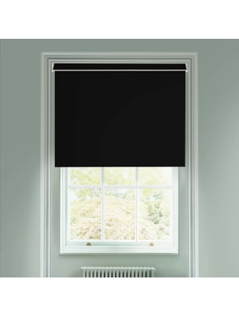 Black Blackout Electric Roller Blind Black Blackout Electric Roller Blind
