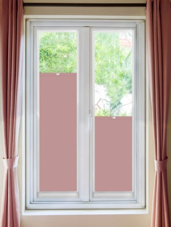 Perfect Fit Blackout Dusky Pink Bottom Up Blind Perfect Fit Blackout Dusky Pink Bottom Up Blind