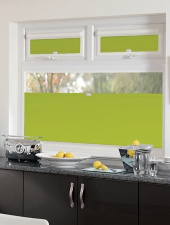 Perfect Fit® Blackout Lime Green Bottom Up Blind Perfect Fit® Blackout Lime Green Bottom Up Blind