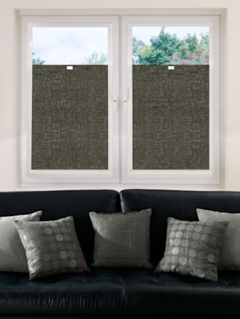Perfect Fit Blackout Linen Charcoal Bottom Up Blind Perfect Fit Blackout Linen Charcoal Bottom Up Blind