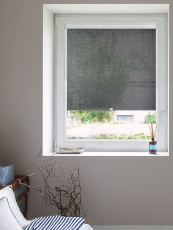 Charcoal Weave 5% Sunscreen Perfect Fit® Roller Blind Charcoal Weave 5% Sunscreen Perfect Fit® Roller Blind