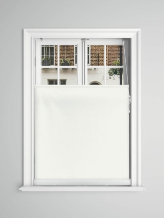 Glacier White Blackout Bottom Up Roller Blind Glacier White Blackout Bottom Up Roller Blind