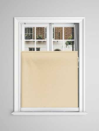 Almond Blackout Bottom Up Roller Blind Almond Blackout Bottom Up Roller Blind