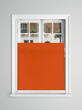 Pumpkin Blackout Bottom Up Roller Blind Pumpkin Blackout Bottom Up Roller Blind