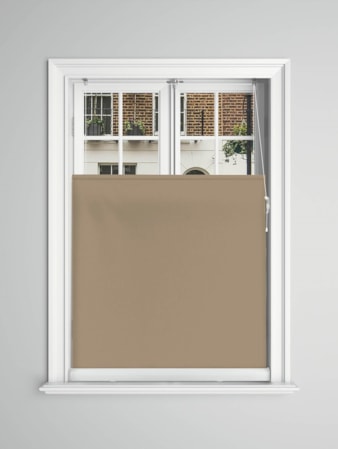 Toasted Grey Blackout Bottom Up Roller Blind Toasted Grey Blackout Bottom Up Roller Blind