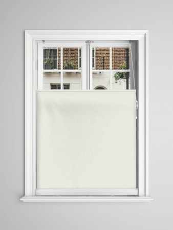 Warm White Blackout Bottom Up Roller Blind Warm White Blackout Bottom Up Roller Blind