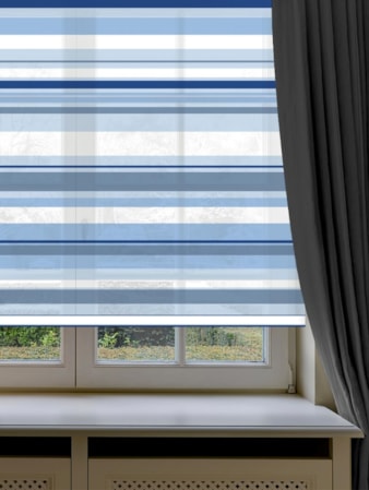 Coastal Stripe Atlantic Roller Blind Coastal Stripe Atlantic Roller Blind