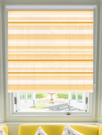 Coastal Stripe Sand Roller Blind Coastal Stripe Sand Roller Blind