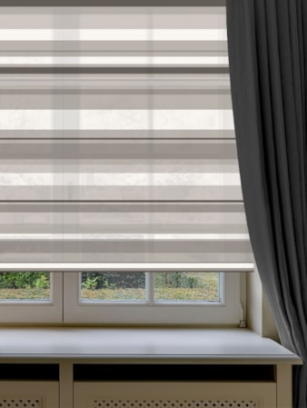 Coastal Stripe Sea Salt Roller Blind Coastal Stripe Sea Salt Roller Blind