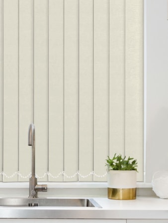 Light Filtering Beige 89mm Vertical Blind Replacement Slats Light Filtering Beige 89mm Vertical Blind Replacement Slats