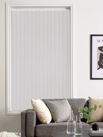 Crisp White 89mm Blackout Vertical Blind Crisp White 89mm Blackout Vertical Blind
