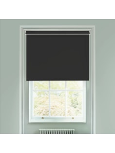 Deep Black Daylight Electric Roller Blind