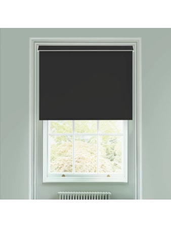 Deep Black Daylight Electric Roller Blind