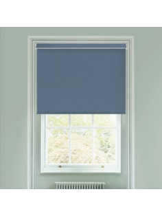 Denim Blue Electric Roller Blind