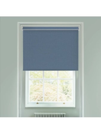 Denim Blue Electric Roller Blind