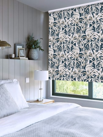 Ecuador Marine Tropical Roller Blind by Boon & Blake Ecuador Marine Tropical Roller Blind by Boon & Blake