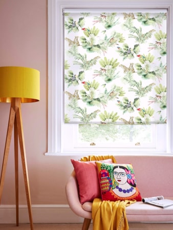 Honduras Natural Tropical Roller Blind by Boon & Blake Honduras Natural Tropical Roller Blind by Boon & Blake