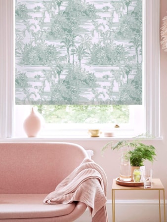 Tropical Toile Mist Roller Blind by Boon & Blake Tropical Toile Mist Roller Blind by Boon & Blake