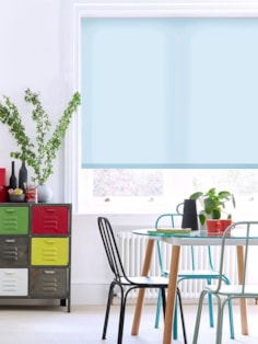 Georgia Blue Daylight Electric Roller Blind