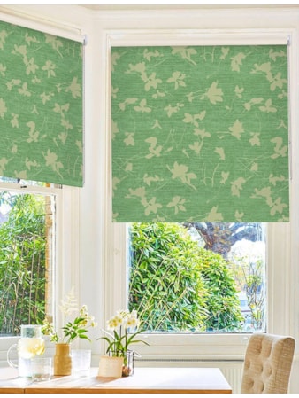 Arya Sage Floral Roller Blind Arya Sage Floral Roller Blind