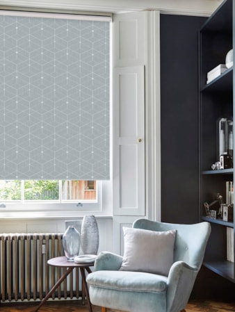 Illusion Pebble Geometric Roller Blind Illusion Pebble Geometric Roller Blind