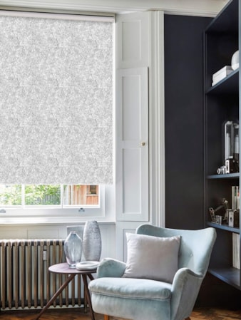 Linear Luxe Stone Geometric Roller Blind Linear Luxe Stone Geometric Roller Blind