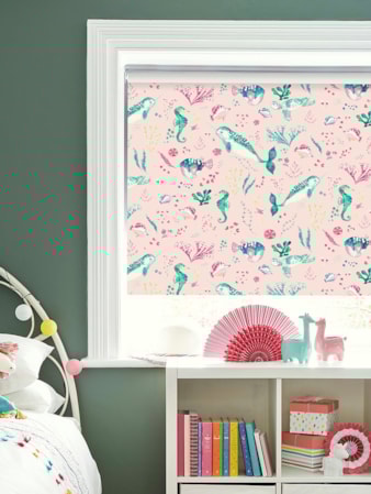Enchanted Ocean Blush Childrens Roller Blind Enchanted Ocean Blush