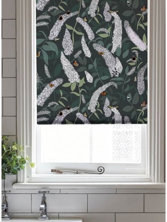 Buddleia Roller Blind by Lorna Syson Buddleia Roller Blind by Lorna Syson