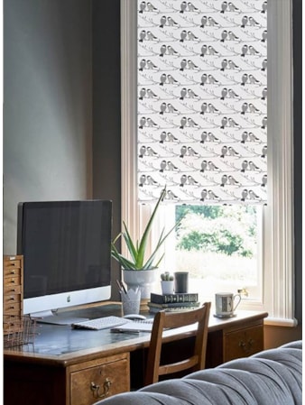 Willow Tit Roller Blind by Lorna Syson Willow Tit Roller Blind by Lorna Syson