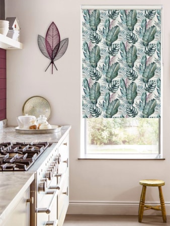 Botanica Daybreak on Linen Blackout Roller Blind Botanica Daybreak on Linen Blackout Roller Blind