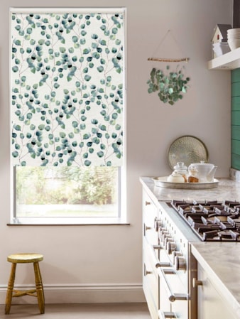 Climbers Forest on Linen Blackout Roller Blind Climbers Forest on Linen Blackout Roller Blind