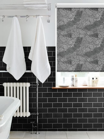 Cascade Black Roller Blind Cascade Black Roller Blind