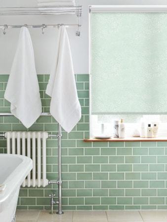 Cascade Mint Green Roller Blind Cascade Mint Green Roller Blind