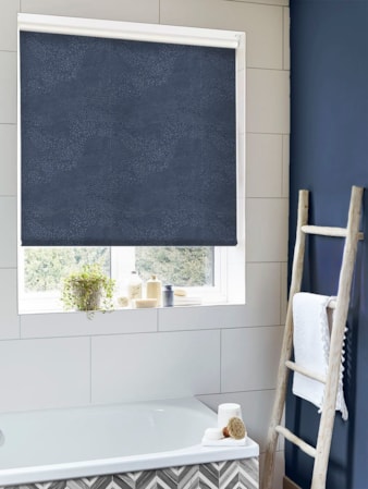 Cascade Ocean Blue Roller Blind Cascade Ocean Blue Roller Blind