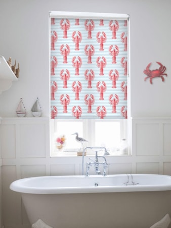 Lobster Red Roller Blind Lobster Red