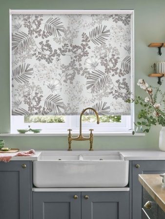 Maidenhair Dove Grey Roller Blind Maidenhair Dove Grey