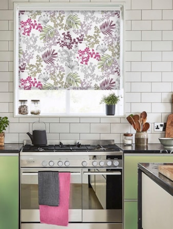 Maidenhair Fuchsia Pink Roller Blind Maidenhair Fuchsia Pink