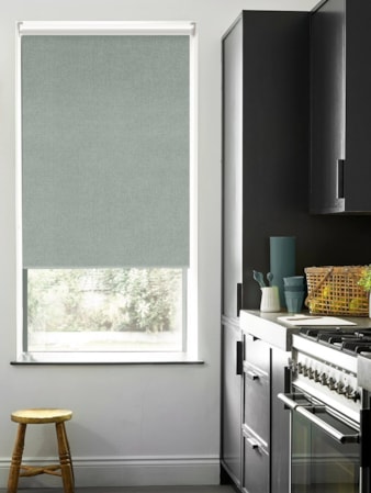 Melbourne Blue Green Roller Blind Melbourne Blue Green Roller Blind