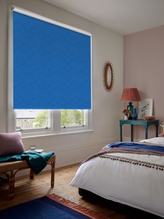 New York Marine Blue Roller Blind New York Marine Blue Roller Blind